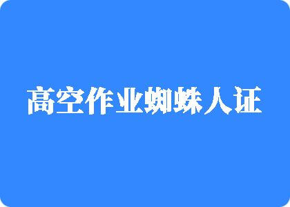 国产操美女视频高空作业蜘蛛人证